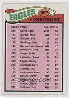 Team Checklist - Philadelphia Eagles