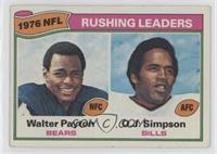 League Leaders - Walter Payton, O.J. Simpson