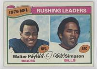 League Leaders - Walter Payton, O.J. Simpson