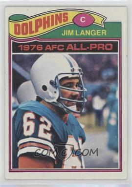 1977 Topps - [Base] #390 - All-Pro - Jim Langer