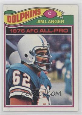 1977 Topps - [Base] #390 - All-Pro - Jim Langer