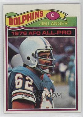 1977 Topps - [Base] #390 - All-Pro - Jim Langer