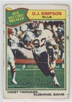 Record Breaker - O.J. Simpson [COMC RCR Poor]