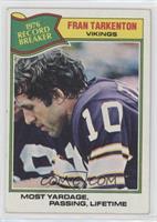 Record Breaker - Fran Tarkenton