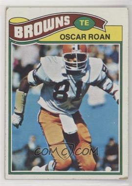 1977 Topps - [Base] #496 - Oscar Roan [Good to VG‑EX]