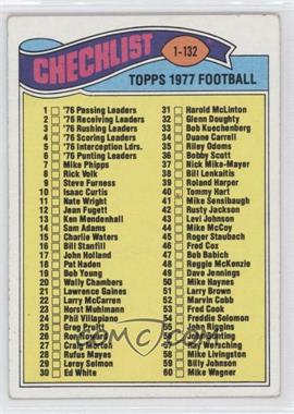 1977 Topps - [Base] #67 - Checklist - Cards 1-132