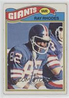 Ray Rhodes [COMC RCR Poor]