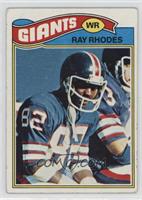 Ray Rhodes [Good to VG‑EX]