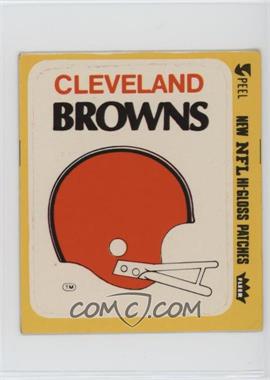 1978 Fleer Team Action Hi-Gloss Patches - [Base] #_CLBR.2 - Cleveland Browns (Helmet)