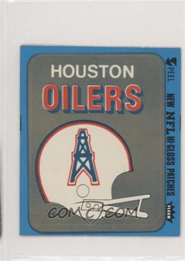 1978 Fleer Team Action Hi-Gloss Patches - [Base] #_HOUH - Houston Oilers (Helmet)