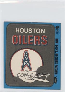 1978 Fleer Team Action Hi-Gloss Patches - [Base] #_HOUH - Houston Oilers (Helmet)