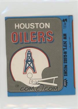 1978 Fleer Team Action Hi-Gloss Patches - [Base] #_HOUH - Houston Oilers (Helmet)