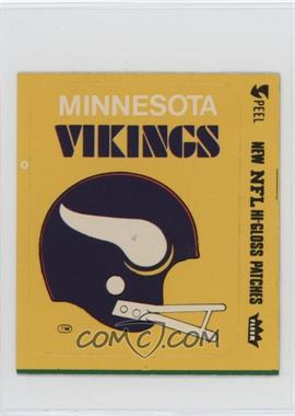 1978 Fleer Team Action Hi-Gloss Patches - [Base] #_MINH - Minnesota Vikings (Helmet)