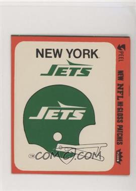 1978 Fleer Team Action Hi-Gloss Patches - [Base] #_NEYJ.2 - New York Jets Team (Helmet)