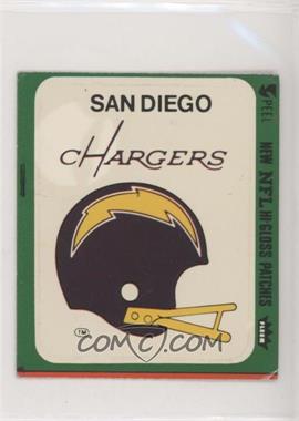 1978 Fleer Team Action Hi-Gloss Patches - [Base] #_SADC.1 - San Diego Chargers (Helmet)