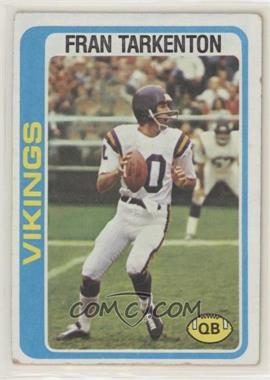 1978 Topps - [Base] #100 - Fran Tarkenton