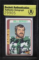 Bill Bergey [BAS Authentic]