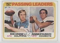 NFL Passing Leaders (Bob Griese, Roger Staubach) [Good to VG‑EX]
