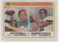 NFL Passing Leaders (Bob Griese, Roger Staubach) [Poor to Fair]