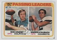 NFL Passing Leaders (Bob Griese, Roger Staubach) [Poor to Fair]