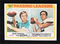 NFL Passing Leaders (Bob Griese, Roger Staubach)