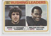 Mark van Eeghen, Walter Payton [Good to VG‑EX]