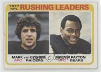 Mark van Eeghen, Walter Payton [Good to VG‑EX]