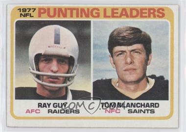 1978 Topps - [Base] #336 - Ray Guy, Tom Blanchard