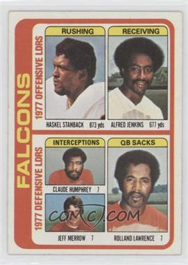 1978 Topps - [Base] #501 - Haskel Stanback, Alfred Jenkins, Claude Humphrey, Jeff Merrow, Rolland Lawrence