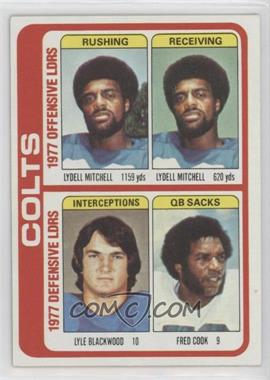 1978 Topps - [Base] #502 - Lydell Mitchell, Lyle Blackwood, Fred Cook