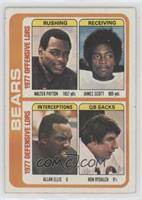 Walter Payton, James Scott, Allan Ellis, Ron Rydalch