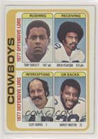 Tony Dorsett, Drew Pearson, Cliff Harris, Harvey Martin