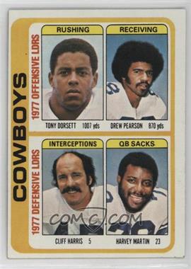 1978 Topps - [Base] #507 - Tony Dorsett, Drew Pearson, Cliff Harris, Harvey Martin