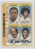 Tony Dorsett, Drew Pearson, Cliff Harris, Harvey Martin