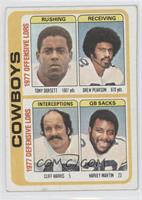 Tony Dorsett, Drew Pearson, Cliff Harris, Harvey Martin [Good to VG&#…