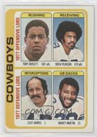 Tony Dorsett, Drew Pearson, Cliff Harris, Harvey Martin