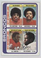 Otis Armstrong, Haven Moses, Bill Thompson, Rick Upchurch [Good to VG…