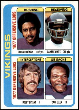 1978 Topps - [Base] #515 - Chuck Foreman, Sammy White, Bobby Bryant, Carl Eller [VG]