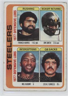 1978 Topps - [Base] #522 - Franco Harris, Jim Smith, Mel Blount, Steve Furness [COMC RCR Poor]