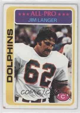 1978 Topps - [Base] #70 - Jim Langer [Good to VG‑EX]