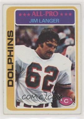 1978 Topps - [Base] #70 - Jim Langer [COMC RCR Poor]