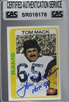 Tom Mack [CAS Certified Sealed]
