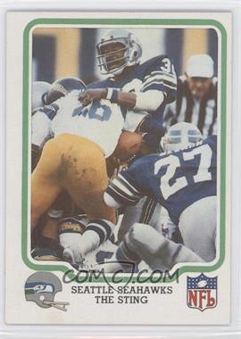 1979 Fleer NFL Team Action - [Base] #52 - Seattle Seahawks- The Sting [Good to VG‑EX]