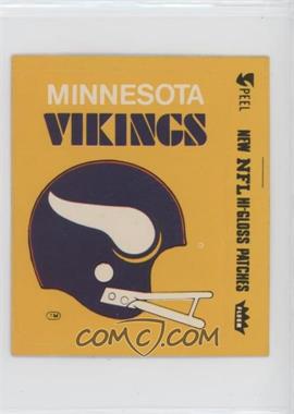 1979 Fleer Team Action Hi-Gloss Patches - [Base] #MIVH - Minnesota Vikings Helmet
