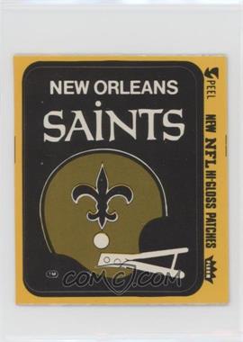 1979 Fleer Team Action Hi-Gloss Patches - [Base] #NOSH - New Orleans Saints Helmet