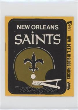 1979 Fleer Team Action Hi-Gloss Patches - [Base] #NOSH - New Orleans Saints Helmet