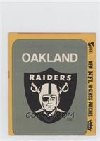 Oakland Raiders Logo (Yellow Border)