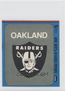 1979 Fleer Team Action Hi-Gloss Patches - [Base] #OARL.2 - Oakland Raiders Logo (Blue Border)