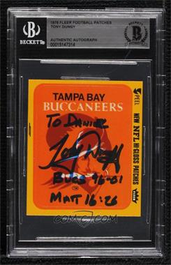 1979 Fleer Team Action Hi-Gloss Patches - [Base] #TBBL - Tampa Bay Buccaneers Logo [BAS BGS Authentic]