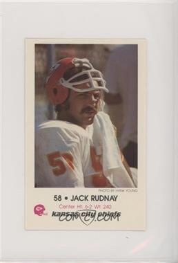 1979 Kansas City Chiefs Police - [Base] #58 - Jack Rudnay